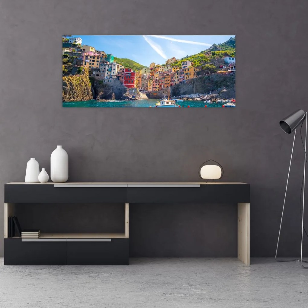 Tablou - Pe Marea mediterană (120x50 cm)