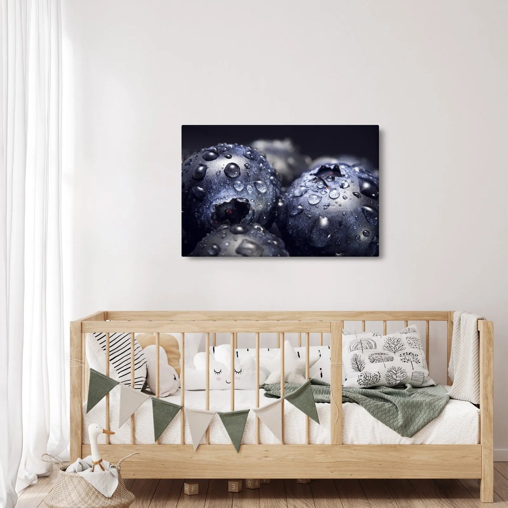 Tablou cu fructe cu picături de apă (90x60 cm)