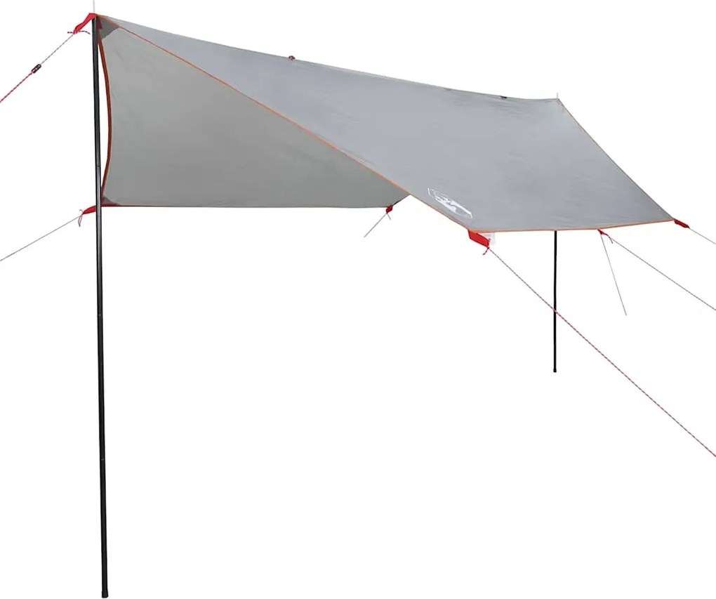 vidaXL Cort auto gri și portocaliu rezistent la apă