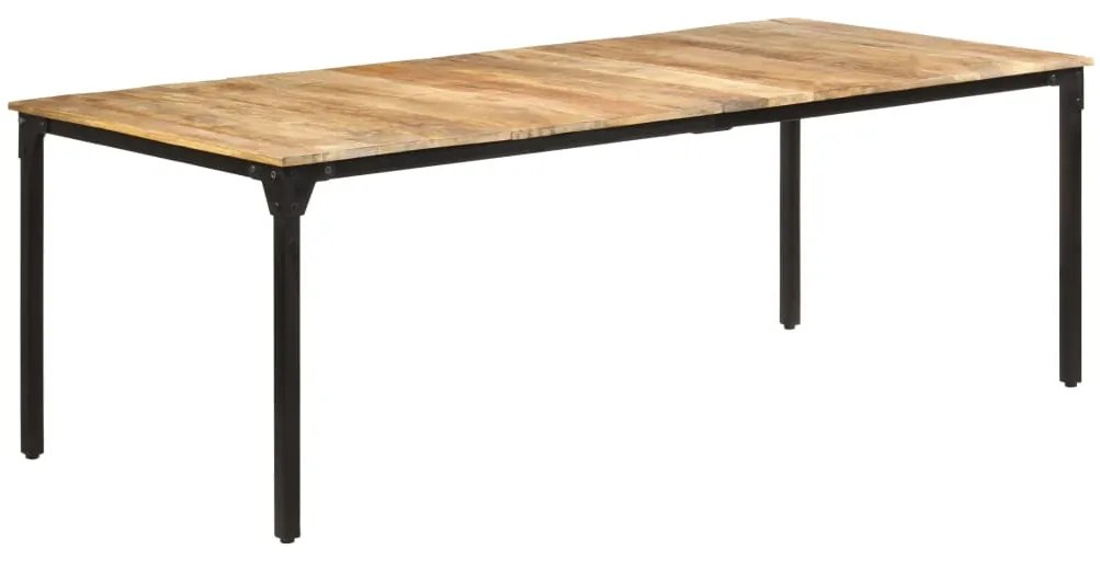 vidaXL Masă de bucătărie, 220x100x76 cm, lemn de mango nefinisat