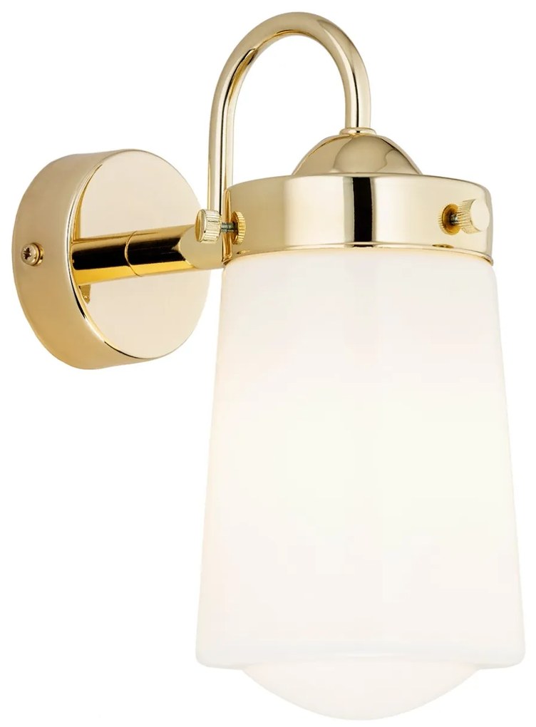 Aplica moderna design elegant PASADENA auriu/alb