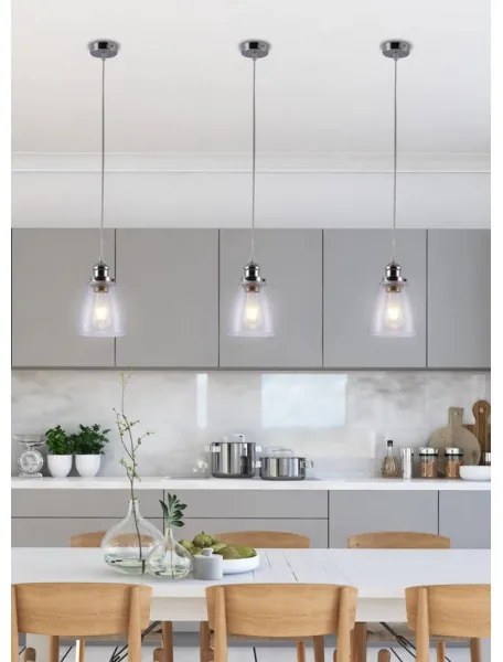 Lustră pe cablu VOICE 1xE27/40W/230V