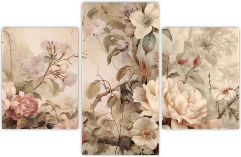 Tablou - Vintage pictura pasăre (90x60 cm)