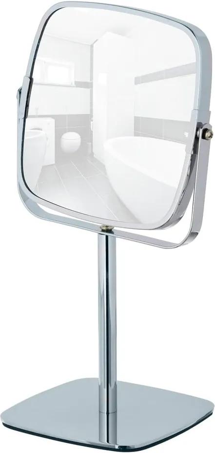 Oglindă cosmetică cromată Wenko Kare, înălțime 30 cm