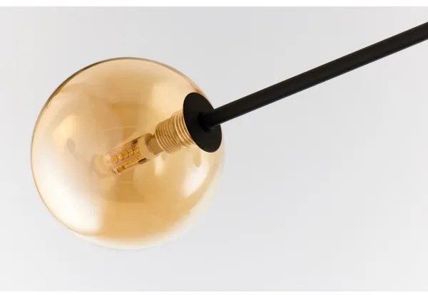 Lustră pe tijă Jupiter 1994 MOKA 4xGU10/10W/230V + 4xG9/10W/230V negru/bej