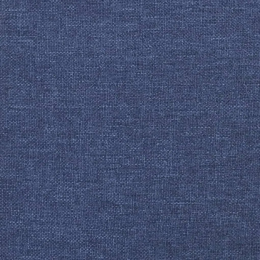 Tablie de pat cu aripioare, albastru, 147x16x118 128 cm, textil 1, Albastru, 147 x 16 x 118 128 cm