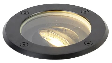 Spot exterior inteligent de sol negru reglabil cu Wi-Fi GU10 - Delux