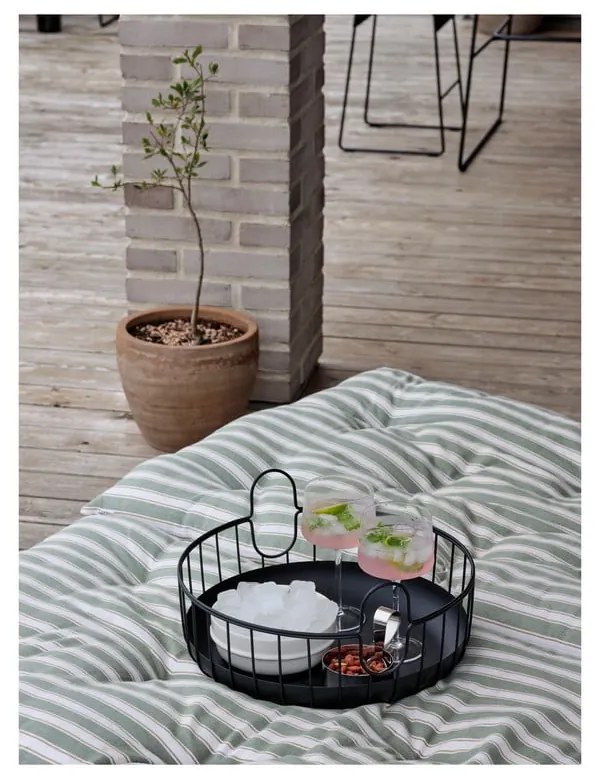 Coș de depozitare din sârmă din metal ø 38x18 cm Inu – Zone