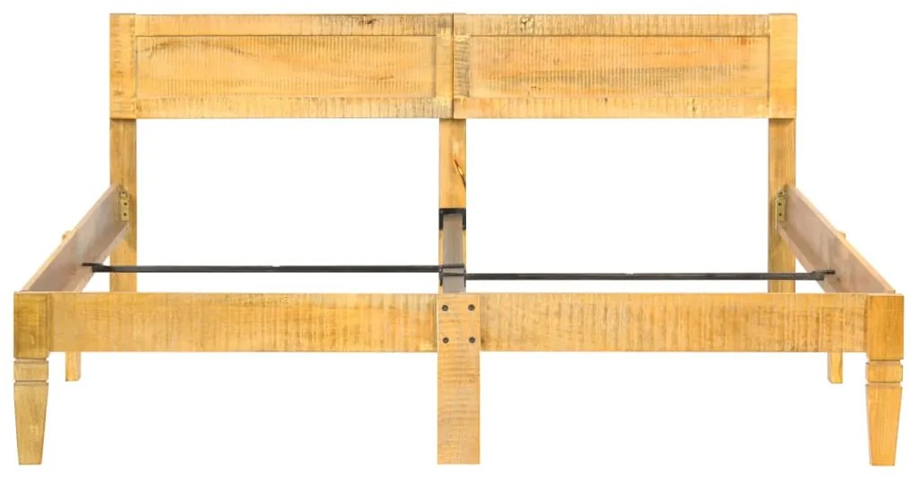 Cadru de pat, 160 cm, lemn masiv de mango 160 x 200 cm, Lemn masiv de mango
