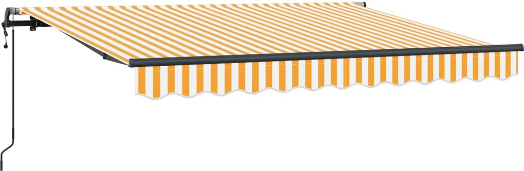 vidaXL Cortina Retractabilă Galben 250 x 200 cm țesătură