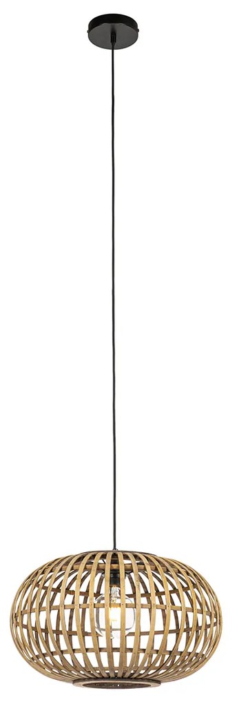 Lampă suspendată orientală din bambus 44 cm - Amira