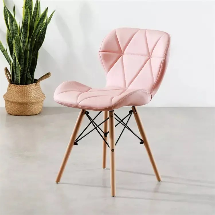 Scaune de sufragerie 4buc din piele, Rose