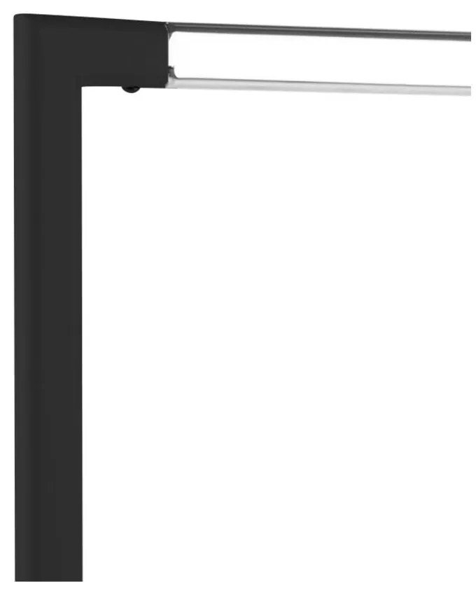 Suport de haine din metal negru Brent - Actona