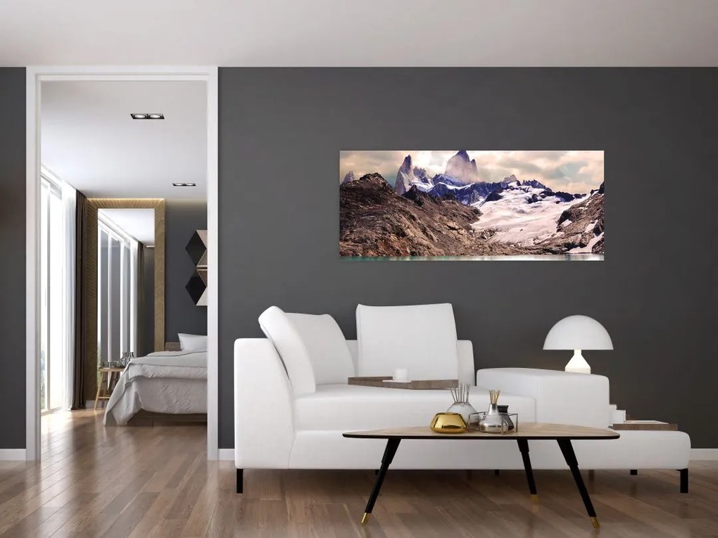 Tablou cu lac montan (120x50 cm)