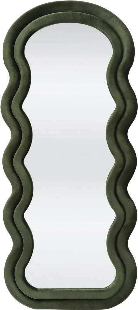 Oglinda CONFETTO, verde olive, stofa catifelata, 70x160 cm