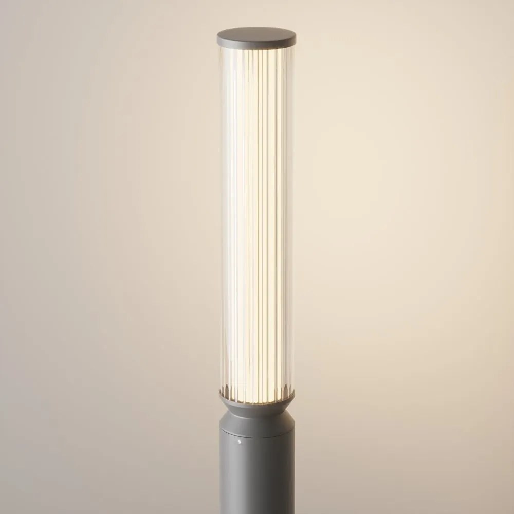Mini Stalp LED iluminat exterior IP65 Lit grafit H-78,5cm