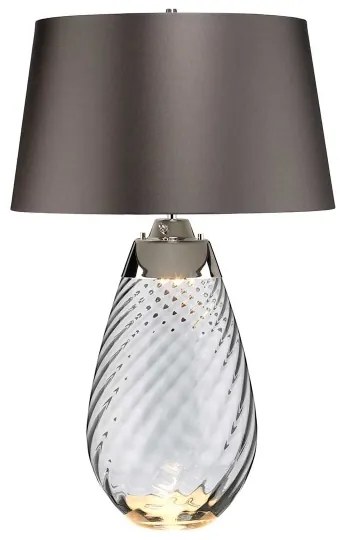 Lampă LED de masă Elstead LENA-TL-L-SMOKE LENA 1xE27/40W/230V 74 cm gri