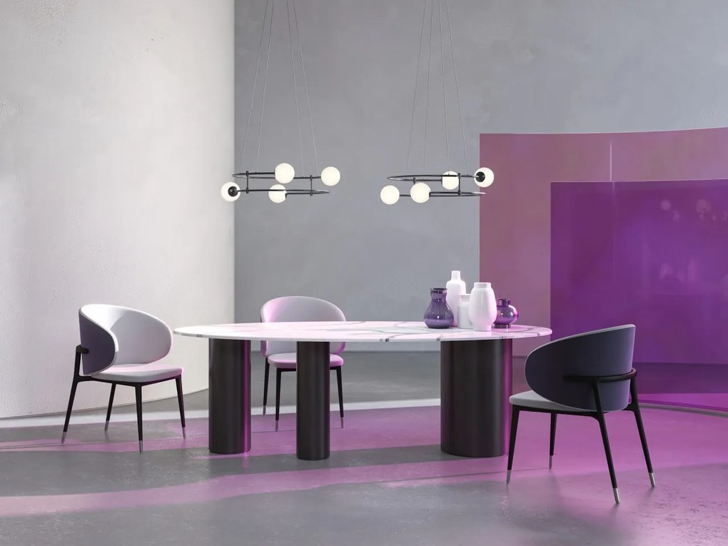 Lustra design ultramodern minimalist Balance 6L auriu