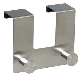 Cuier de ușă argintiu mat din metal 13 cm – Casa Selección