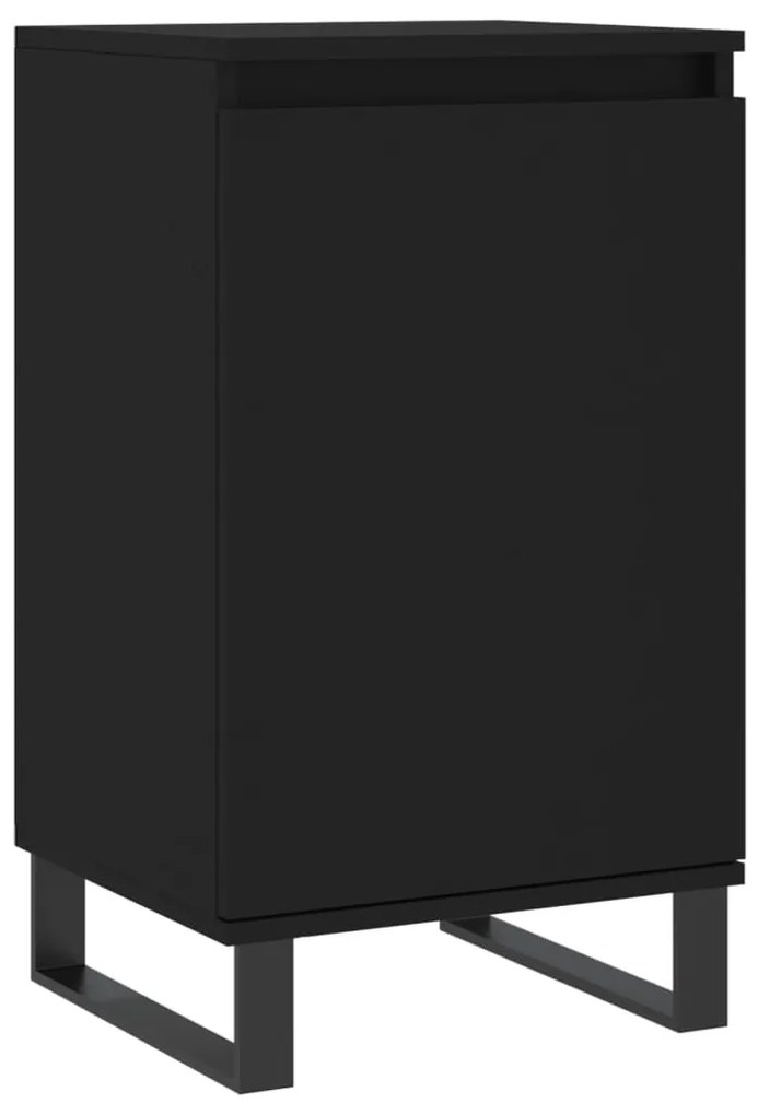 831070 vidaXL Dulap, negru, 40x35x70 cm, lemn prelucrat