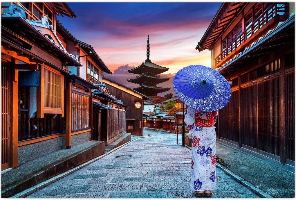 Tablou - Femeie asiatică (90x60 cm)