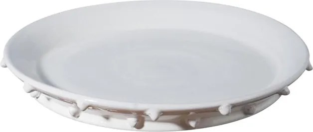 Farfurie alba din ceramica, D34.5cm Dante