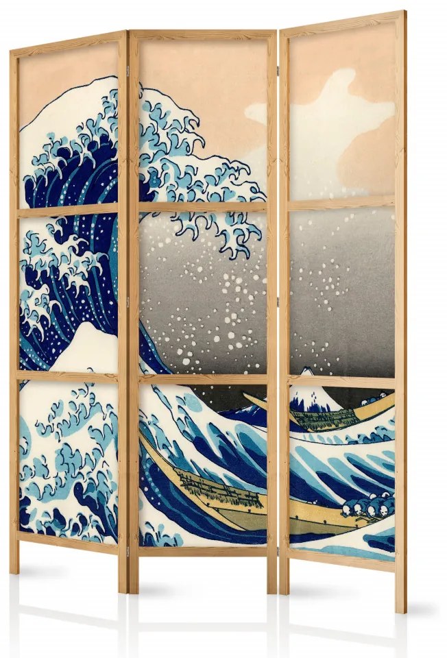 Paravan japonez - Great Wave in Kanagawa I
