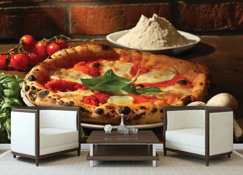 Fototapet - Pizza Breeze italiană (152,5x104 cm), în 8 de alte dimensiuni noi