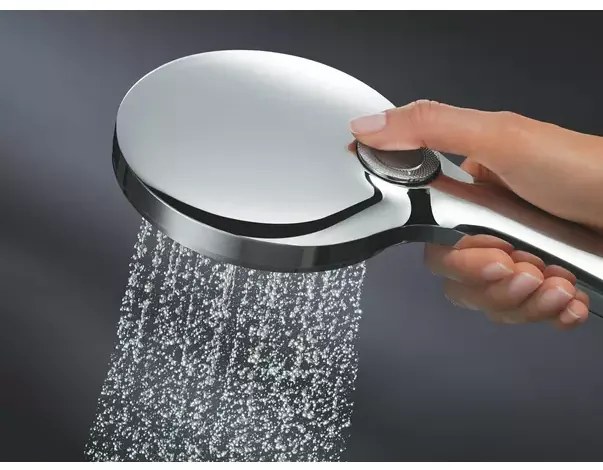 Para de dus Grohe Rainshower SmartActive 3 functii auriu periat Cool Sunrise