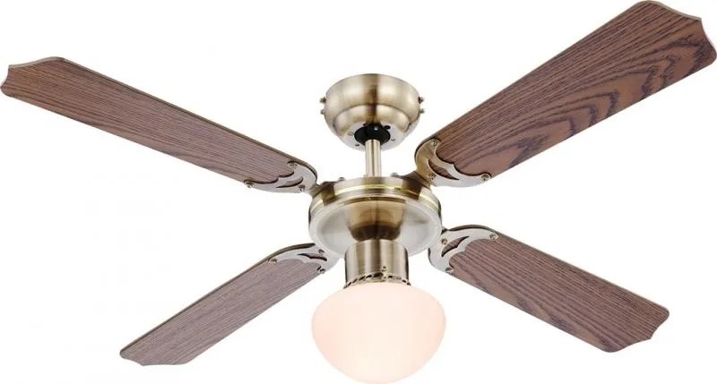 Lustra Ventilator cu palete ventilatie in doua culori Champion 0309 GL