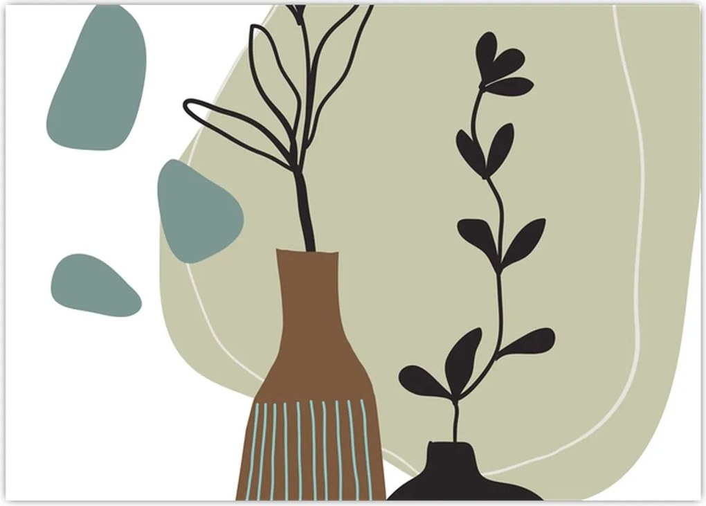 Tablou - Flori într-o vază N⁰2 (70x50 cm)