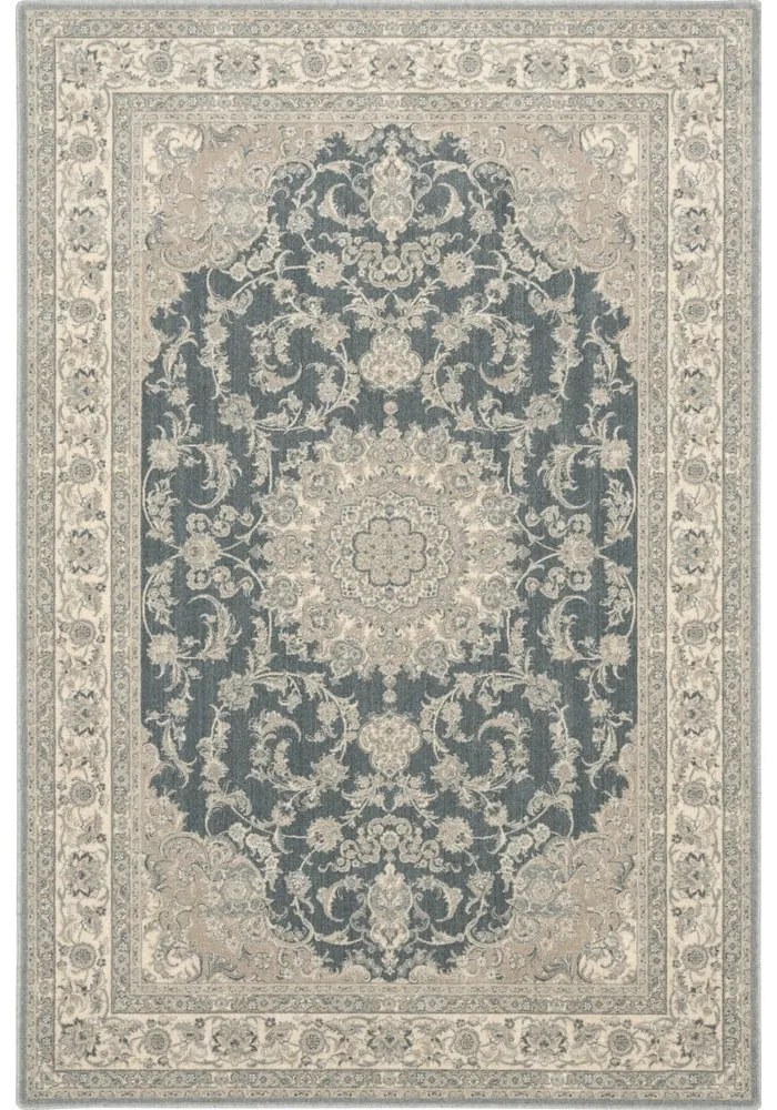 Covor gri din lână 133x180 cm Beatrice – Agnella