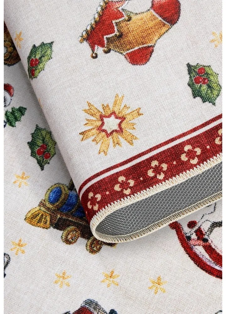 Covor tip traversă roșu 80x200 cm cu model de Crăciun Red Christmas – Villeroy&Boch