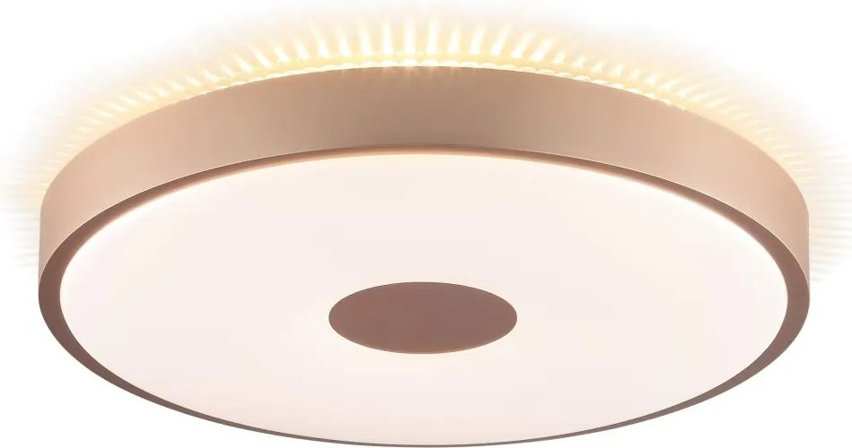 Brilliant - Plafonieră LED TAVIS LED/24W/230V diam. 44,5 cm aur roz