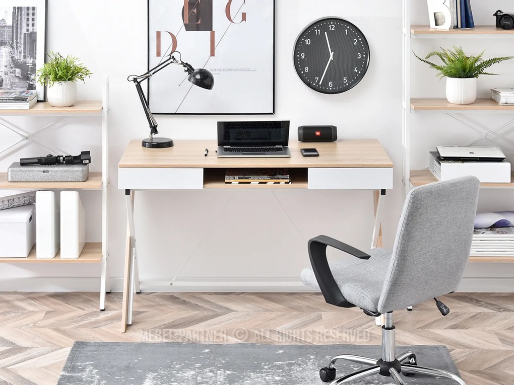 Masă PC Hilly (stejar). Promo -15%. 1109763