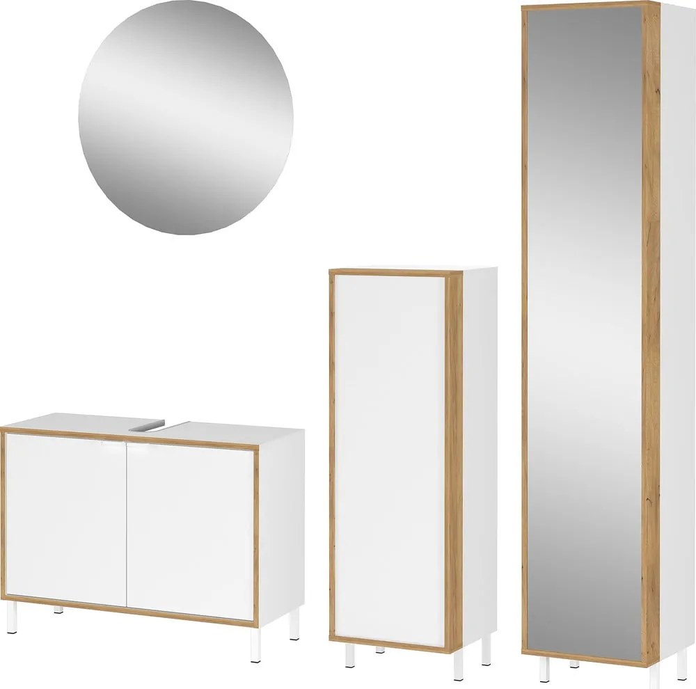 Set mobilă de baie alb Topeka – Germania