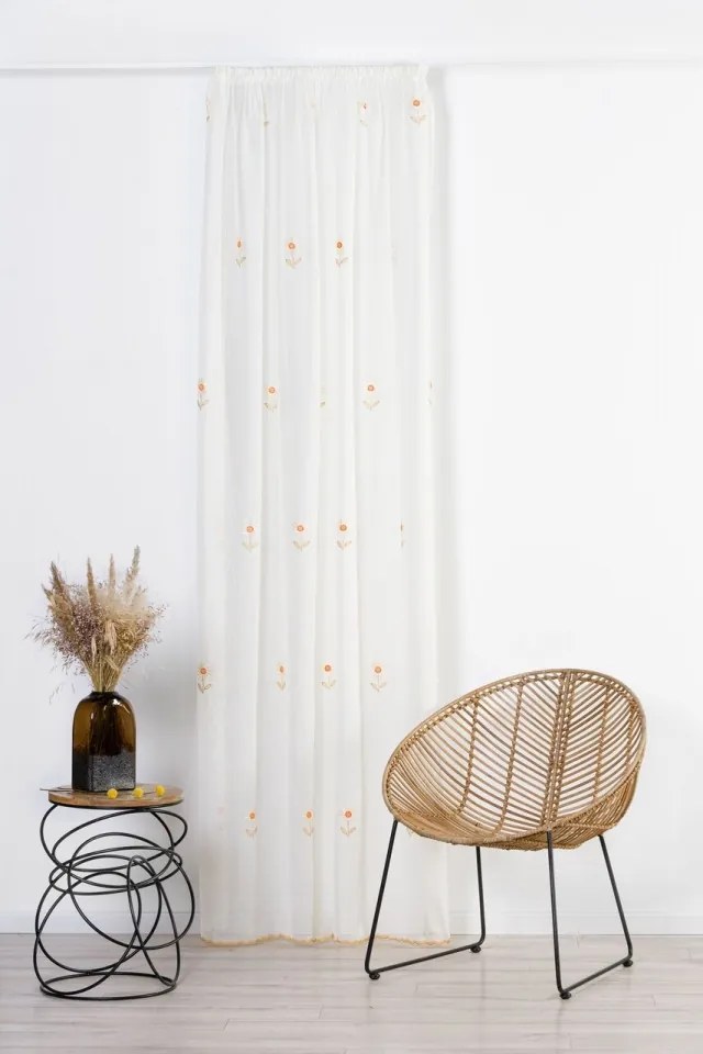 Perdea Mendola Interior, Noah, 140x245 cm, poliester, auriu