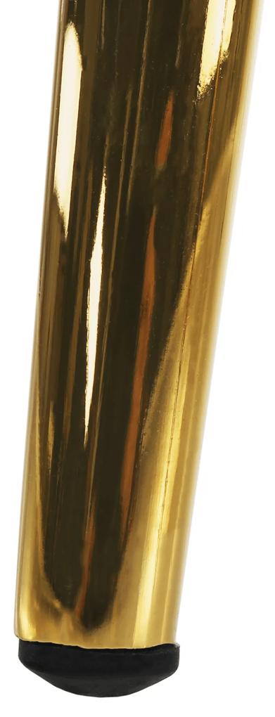 Scaun de luat masa, smarald / crom-auriu, PERLIA