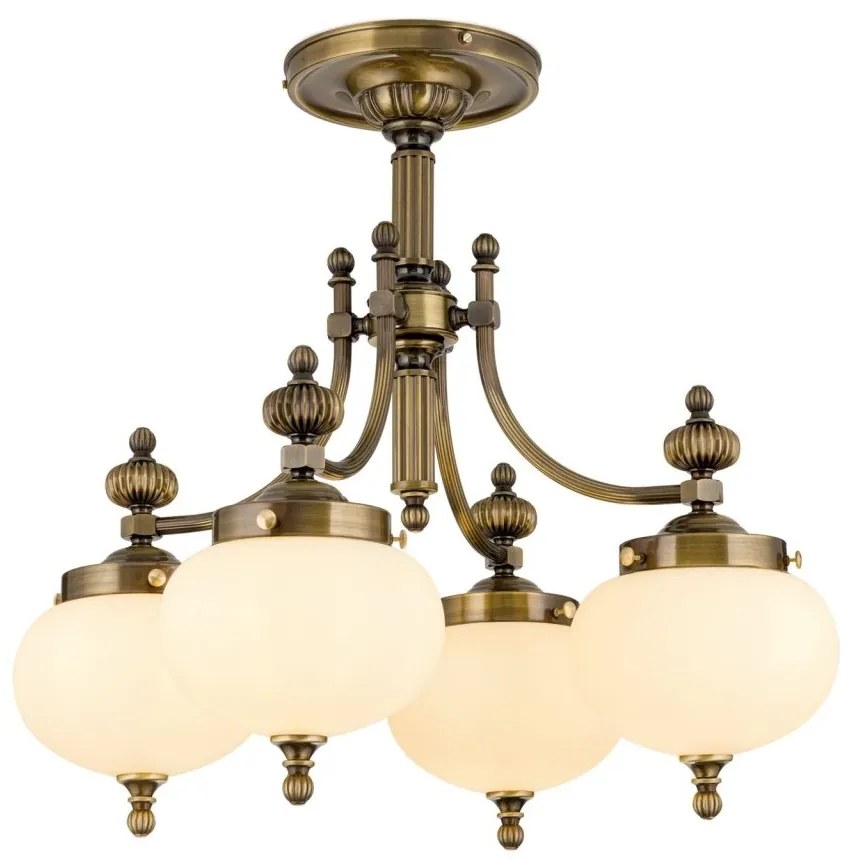 Lustra aplicata eleganta stil clasic Nostalgie 4L patina/ champagne