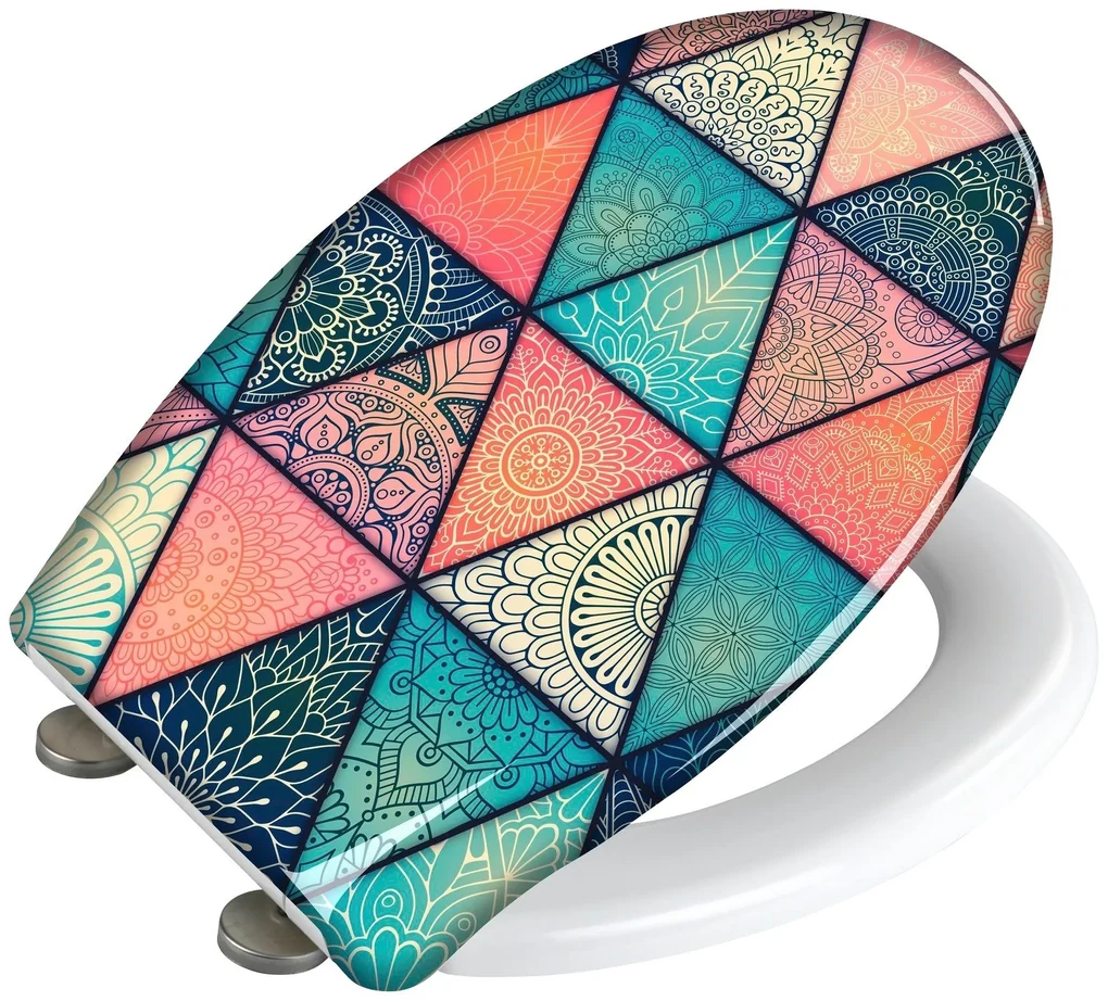 Capac WC multicolor Wenko 37x44.5 cm