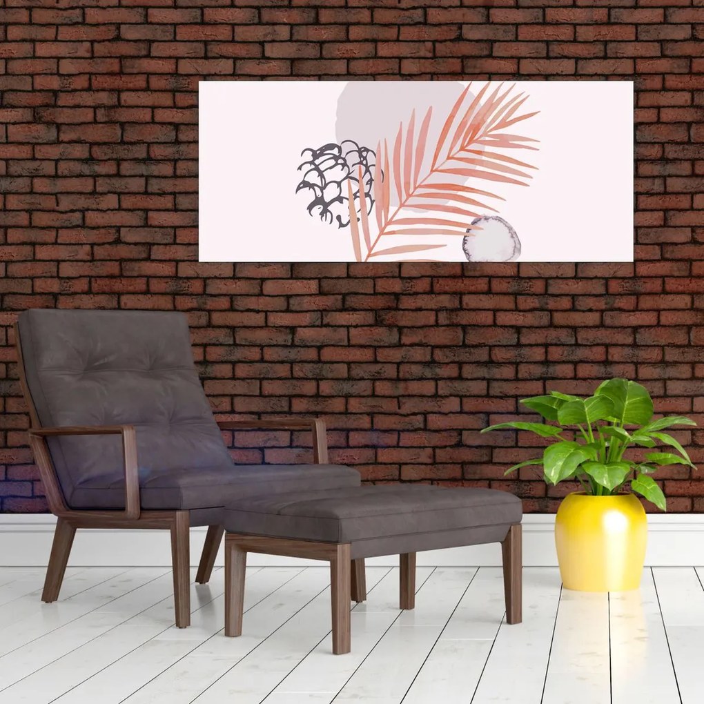 Tablou - Minimalism violet N⁰3 (120x50 cm)