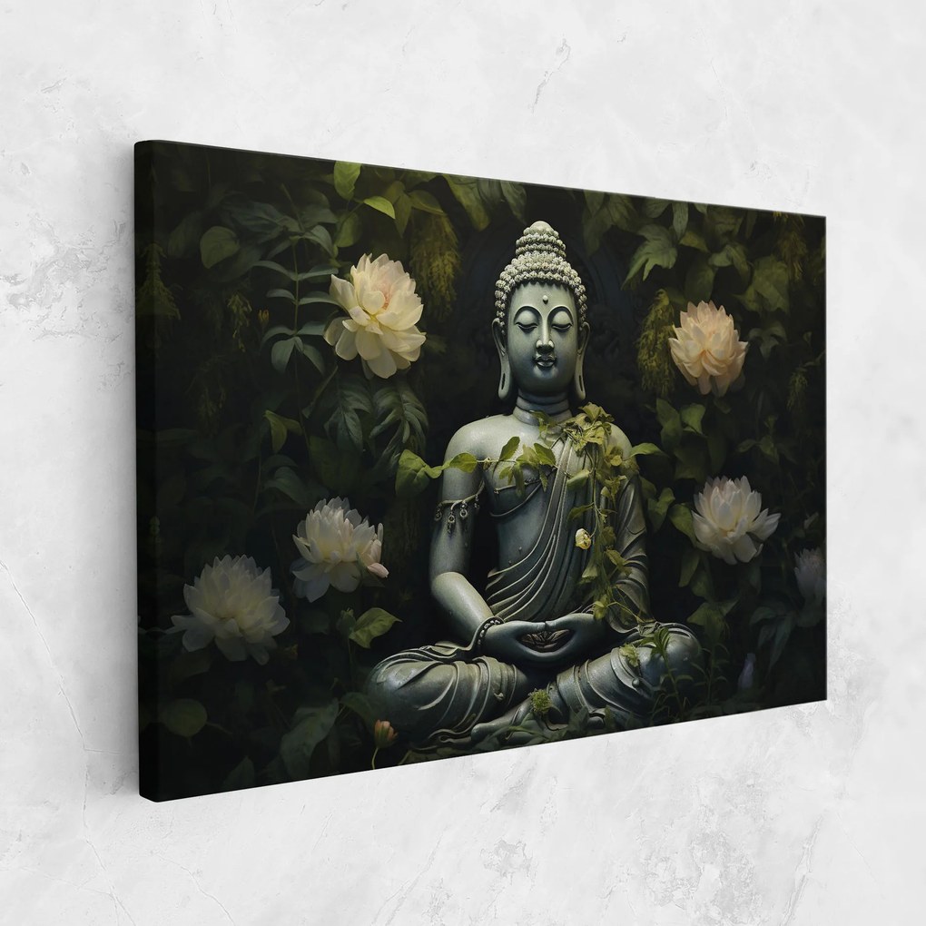 Tablou Canvas, 50x70cm, Dormitor si Living, Moderne, Buddha, Proud Buddha Statue