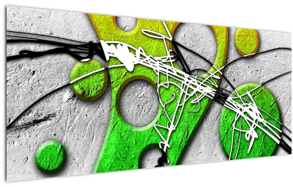 Tablou abstract (120x50 cm)