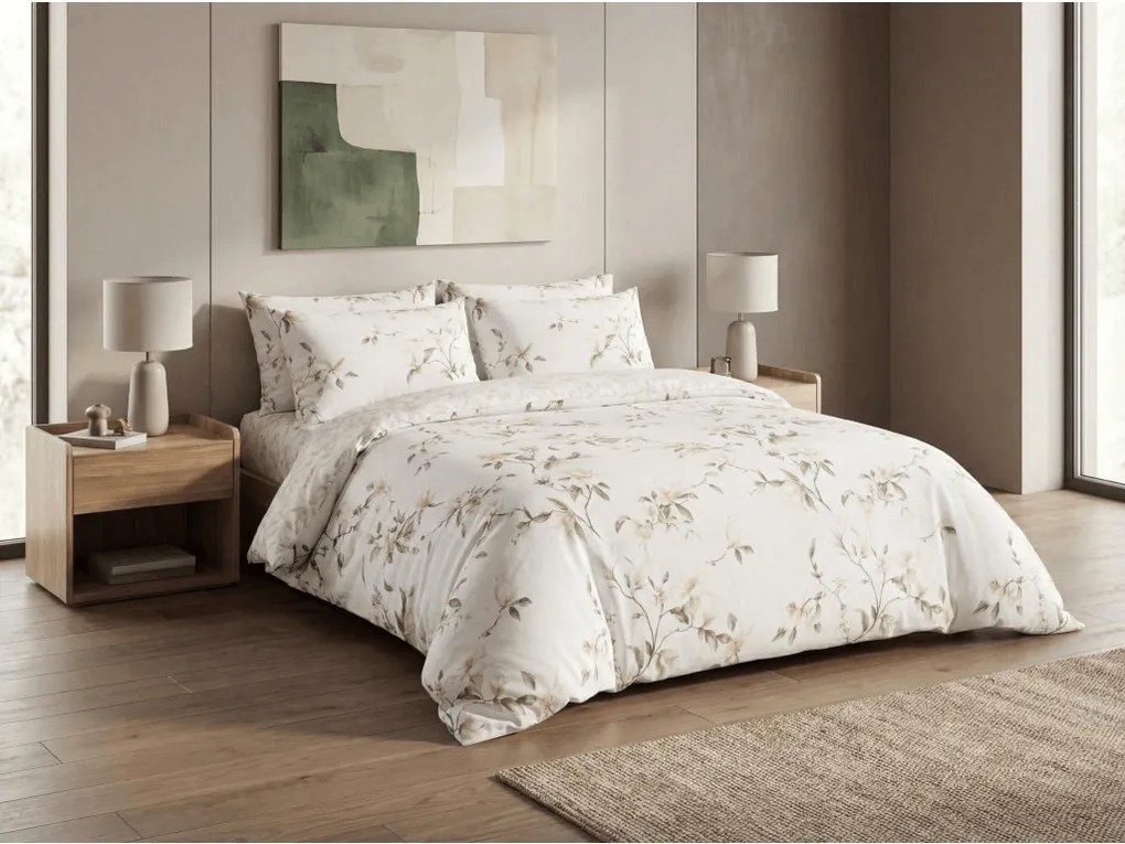 Lenjerie de pat din microfibra LUNAVA crem Dimensiune lenjerie de pat: 70 x 90 cm | 140 x 200 cm