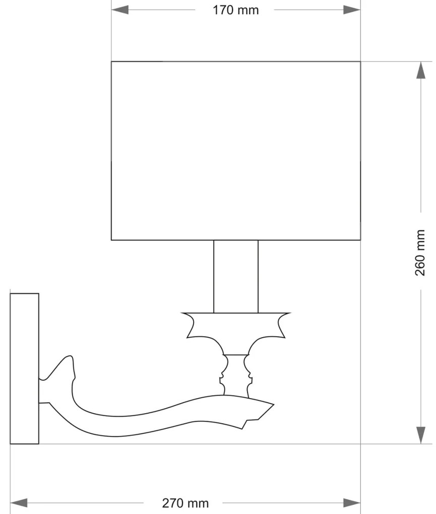 Aplica design modern realizata manual Tivoli
