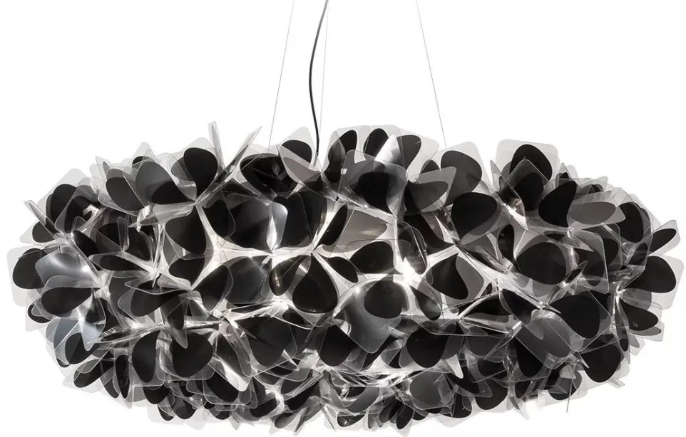 Lustra design unicat realizata manual Clizia XXL Mama Non Mama Black, 130cm