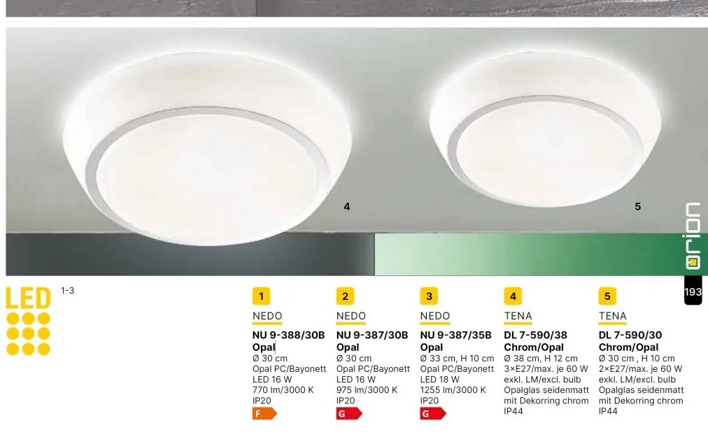 Plafoniera LED moderna NEDO D-28,5cm alb/aluminiu