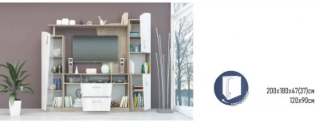 Living-room GLOBAL123 - blanco+norte