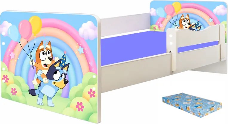 Pat junior Bluey 3 cu saltea inclusa