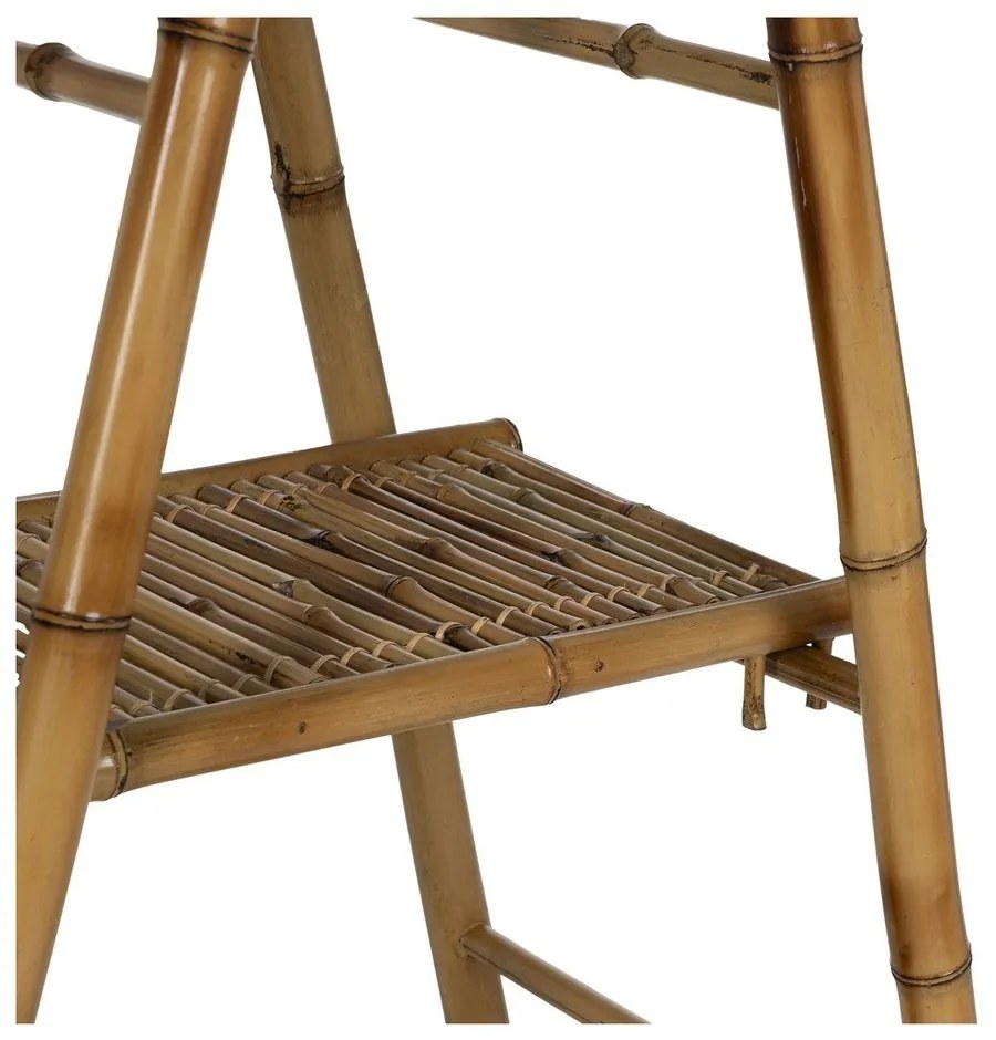 Etajeră în culoare naturală din bambus 78x165x40 cm Manali – Ixia